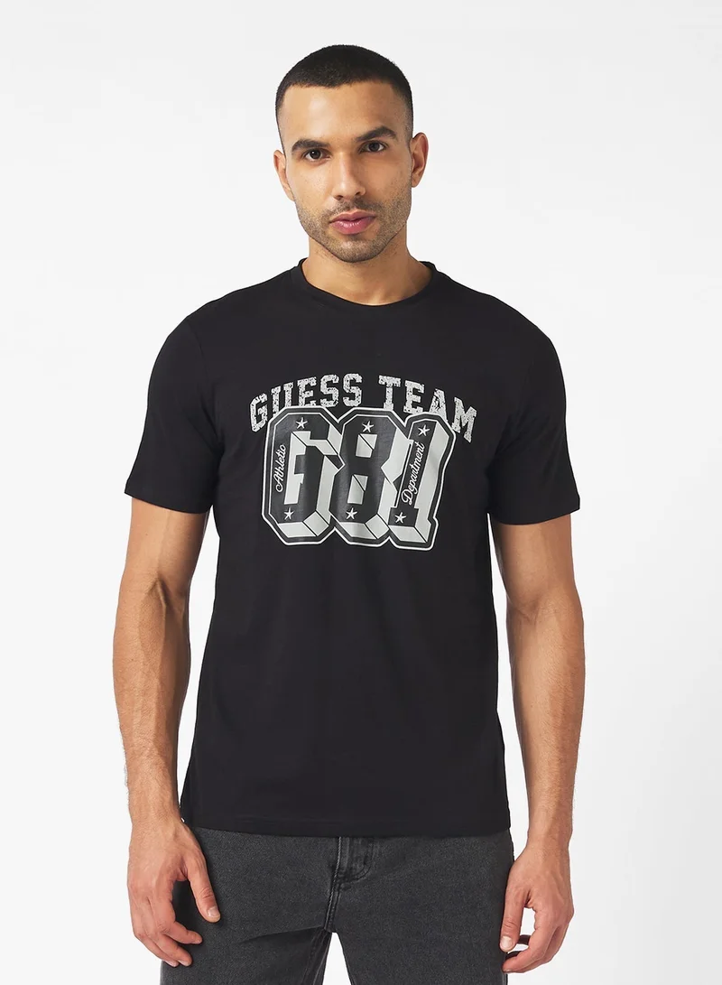 GUESS Mentore Crew Neck   T-Shirt