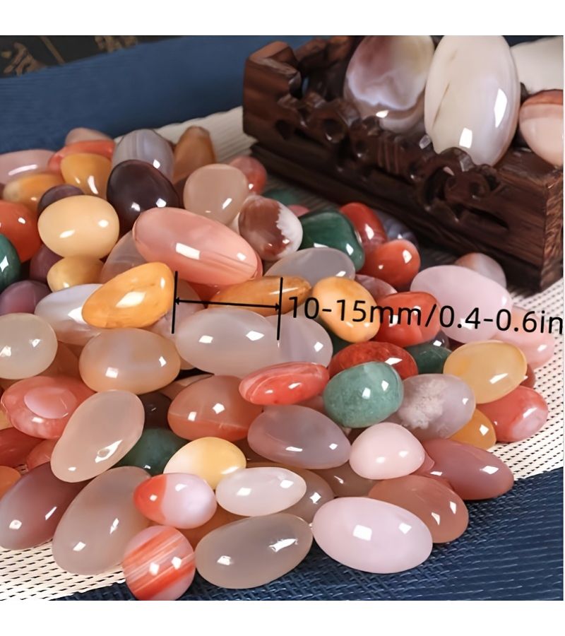 Rainflower Mixed Pebbles 7.05oz for Aquarium Plant Garden Decoration - Image 3