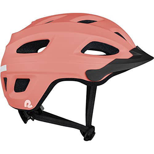 Retrospec Lennon Bike Helmet with LED Safety Light Adjustable Dial & Removable Visor - Adjustable Bicycle Helmet for Adult Men & Women - Matte Melon One Size - Image 2
