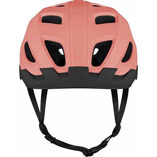 Retrospec Lennon Bike Helmet with LED Safety Light Adjustable Dial & Removable Visor - Adjustable Bicycle Helmet for Adult Men & Women - Matte Melon One Size - Image 3