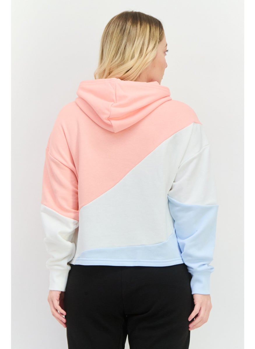 PUMA - Women Relaxed Fit Long Sleeve Outdoor Hoodies, Pink - Image 1