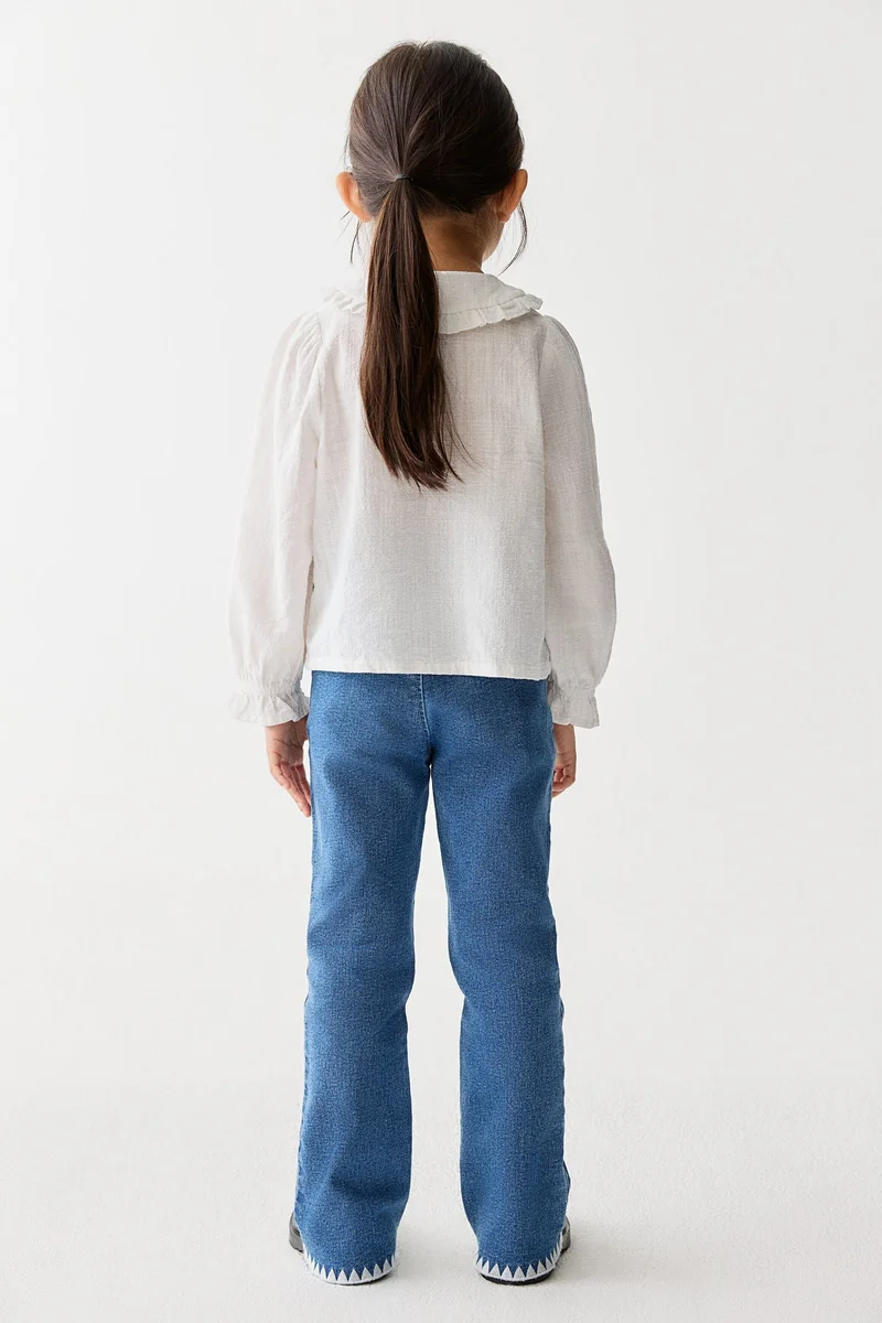 اتش اند ام جغينغز واسع ومُطرز