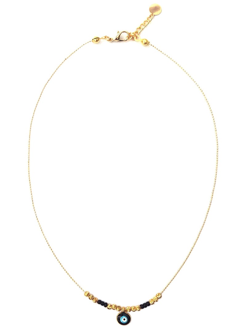 Alwan Gold Plated Evil Eye Necklace - Image 2