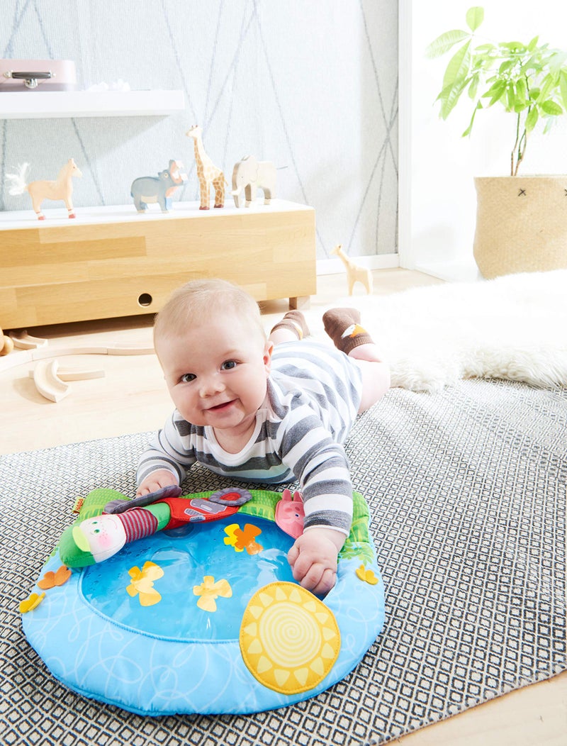 HABA Water Mat for Baby Tummy Time Play, On The Farm Sensory Mat Toys for Infants 6m+, Activity Baby Toy - Image 5