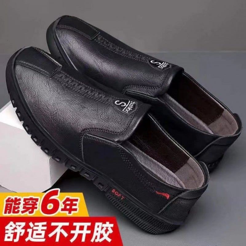 Men's Casual Loafer Shoes with Faux Leather - Image 3