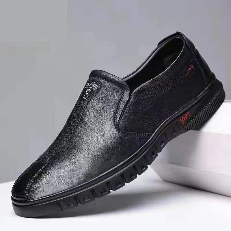 Men's Casual Loafer Shoes with Faux Leather - Image 4