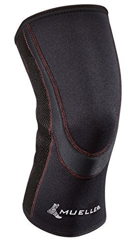 MUELLER Sports Medicine Breathable Closed Patella Knee Sleeve, Knee Pain Relief Support for Men and Women, Ideal for Arthritis, Sprains, Black, Medium - Image 3