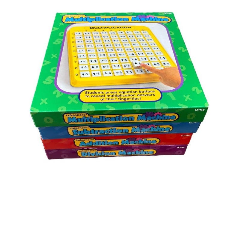 Lakeshore Self-Teaching Math Machines - Set of 4 - Image 2