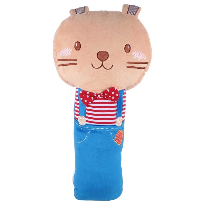 JUNIOR JOE Soft Velvet Car Seat Belt Pillow For KidsTravel Neck Pillow With CushionCute Cartoon Vehicle Shoulder Pads For ChildrenStyle51 CountMulticolor - Image 1