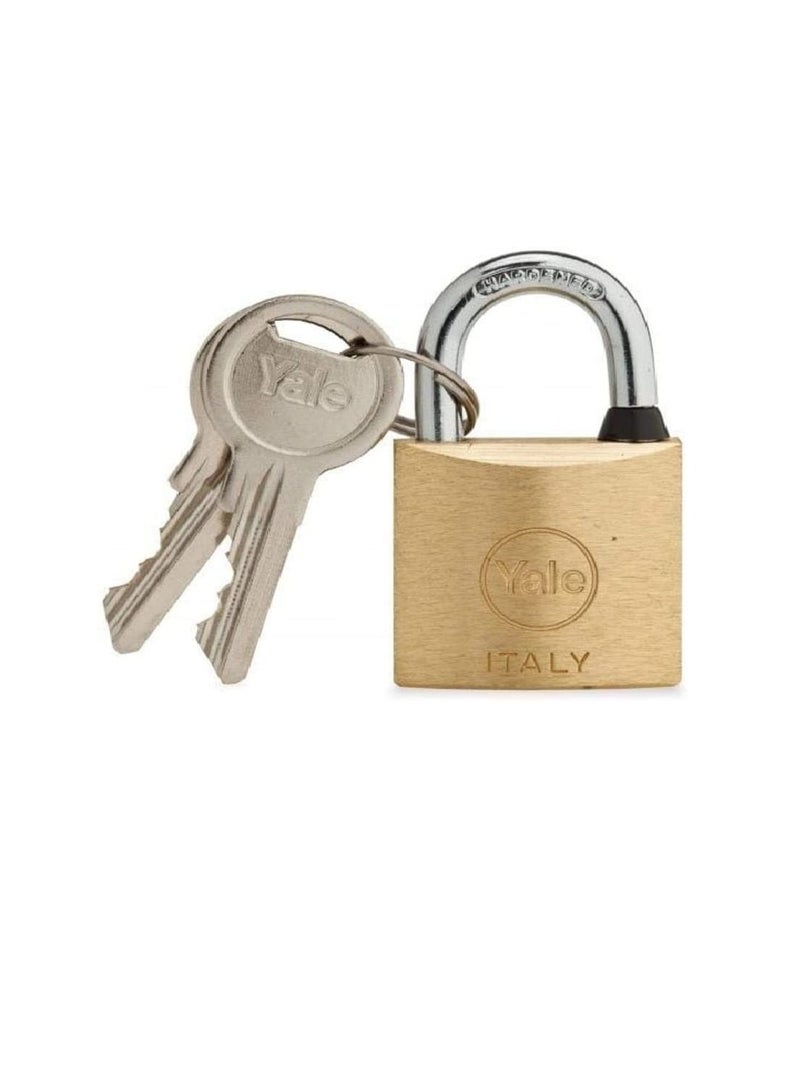 Yale Brass Padlock Short 70mm - Image 1
