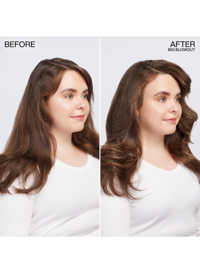 REDKEN سيروم جيلي حماية الحرارة من ريدكن بيغ بلو أوت | يوفر لمعان وملمس | التحكم في التجاعيد | حجم للشعر الناعم | جل لتجفيف الشعر | لجميع أنواع الشعر - Image 4