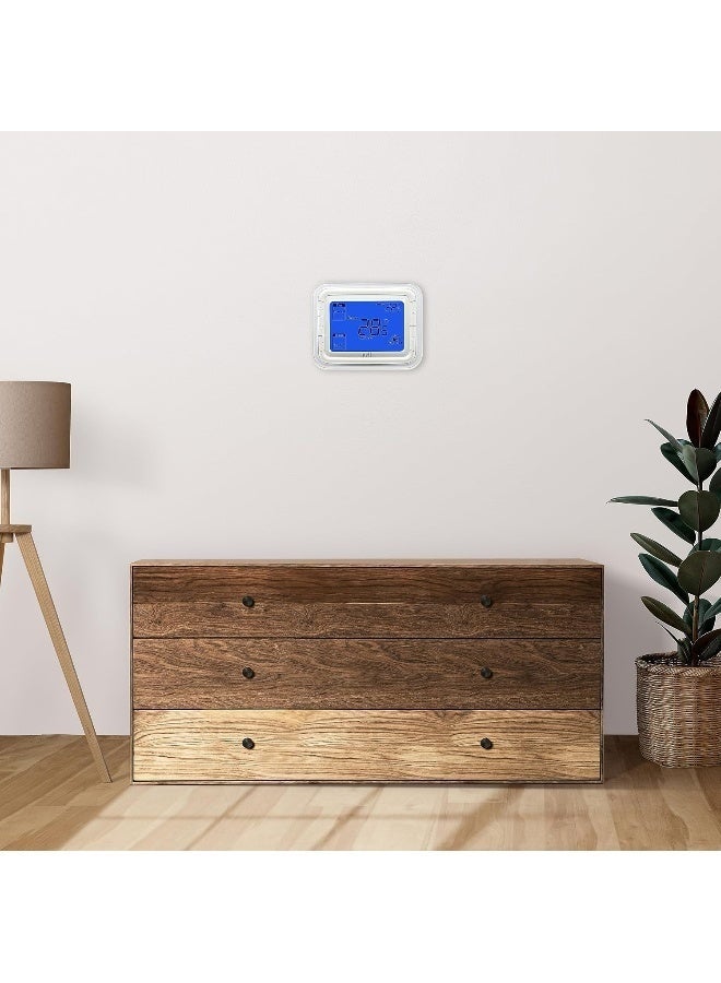 هوني ويل منظم حرارة تشغيل/إيقاف تشغيل مروحة Honeywell Home T6861H2WG، مع مستشعر عن بعد ومدخلات تراجع عن بعد - Image 2