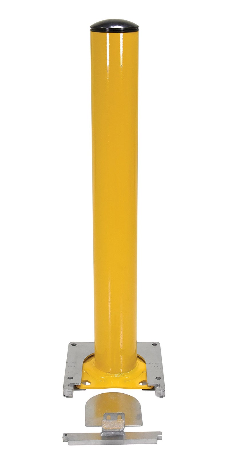 Vestil BOL-RF-BASE Removable Bollard Base - No Bollard, Silver, Large - Image 4