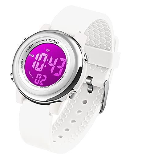 cofuo Kids Digital Sport Waterproof Watch for Girls Boys, Kid Sports Outdoor LED Electrical Watches with Luminous Alarm Stopwatch Child Wristwatch - Image 1