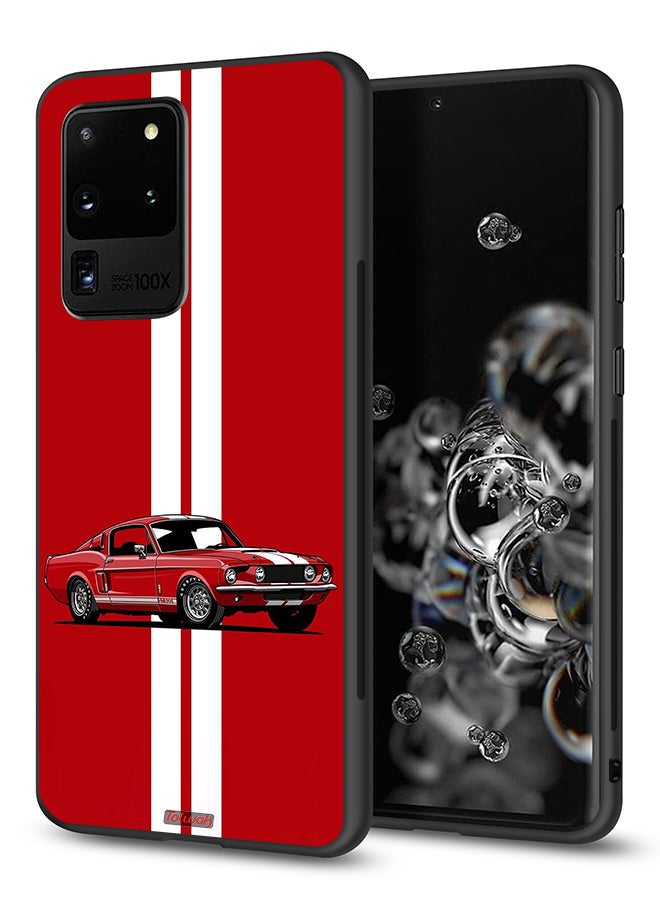 Tolwak Samsung Galaxy S20 Ultra Protective Case Cover Vintage Car Abstract Art - Image 1