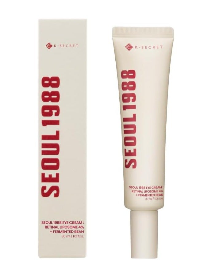 K-SECRET SEOUL 1988 Eye Cream : Retinal Liposome 4% + Fermented Bean - Image 1