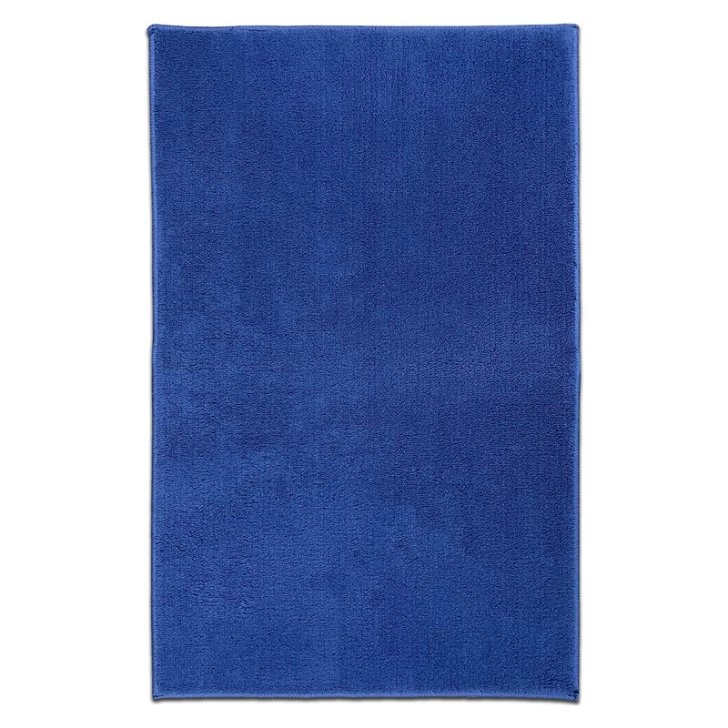 Welspun DRYLON Bath Mats Small Anti Skid HIGH Durability Stain Resistant Easy Care(Solid 40CMX60CM)-Dark Blue - Image 2