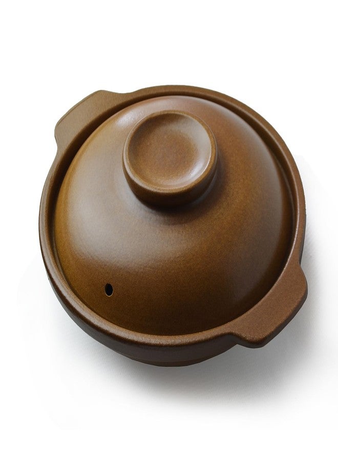 ZHCHSH Casserole Pot Clay Bowl 40oz Red Brown Pan for Cooking Dolsot Bibimbap Soup Baking Dishes Oven (Red M) - Image 3