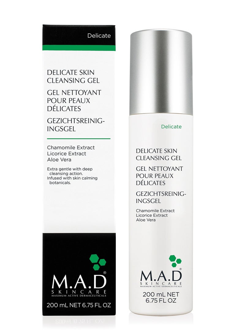 M.A.D Skincare Delicate Skin Cleansing Gel 200 ml  - Image 1