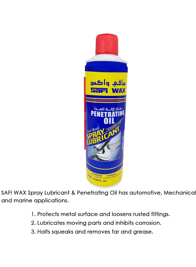 Safi WAX SAFI WAX The Ultimate penetrating oil anti Rust Busting Lubricant 500ml SFW-110 - Image 3