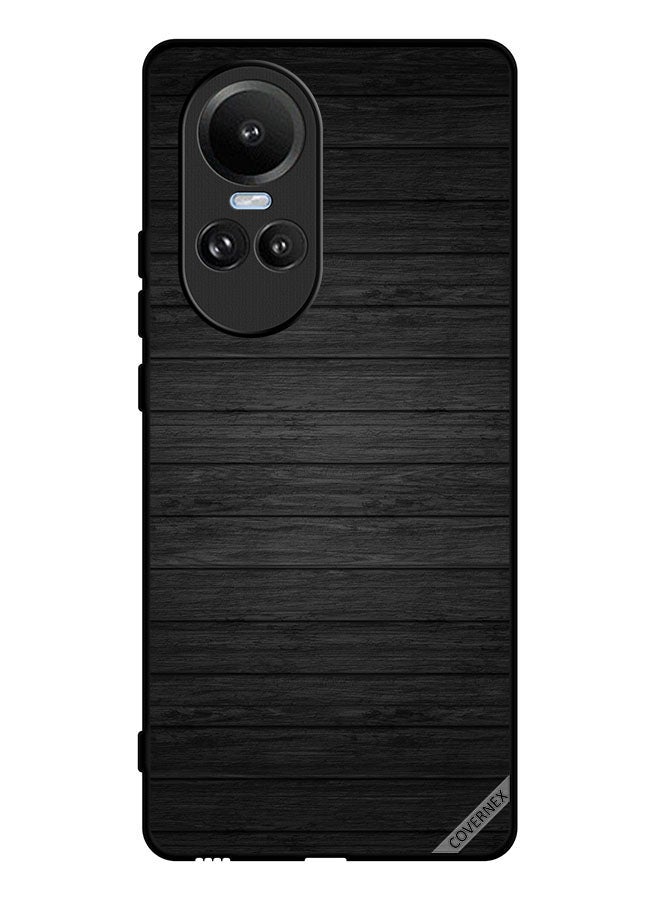 Covernex Protective Case Cover For Oppo Reno10 Dark Wooden Pattern - Image 1