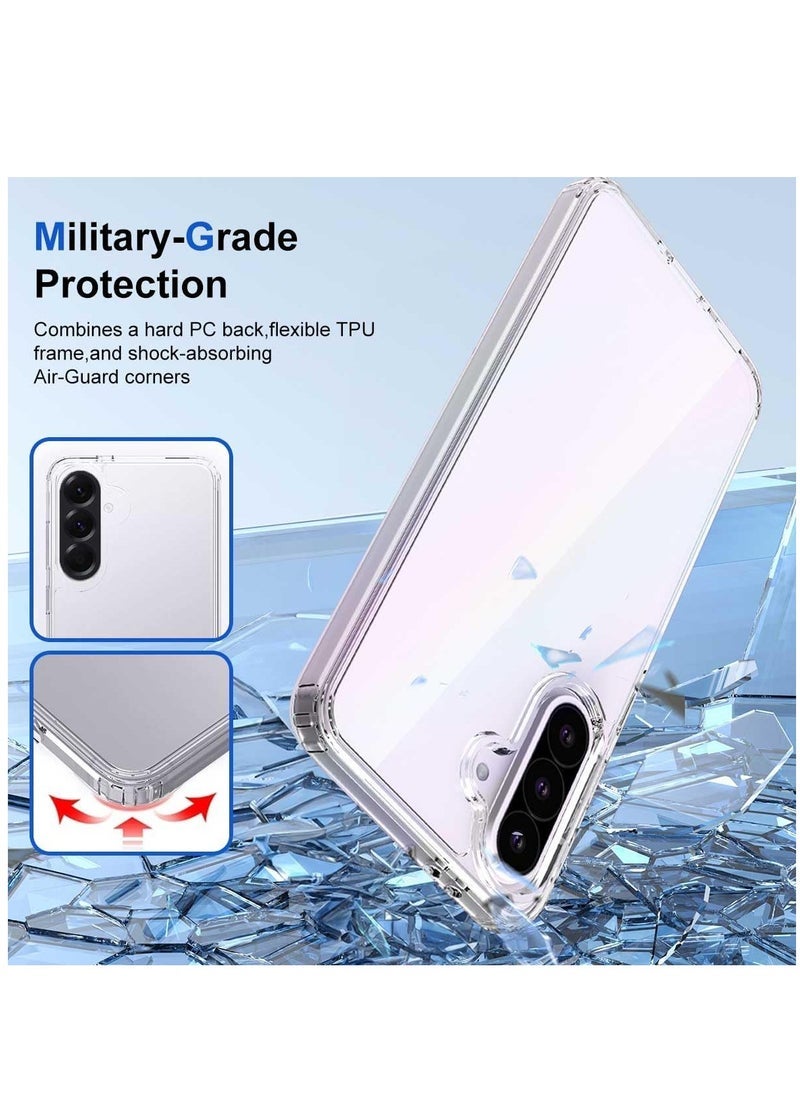 DUSALA 2 Pack Tempered Glass Screen Protector for Samsung Galaxy A36 5G 2025 with Ultra Slim Clear Case Premium Film  Shockproof Case Friendly 9H Hardness - Image 4