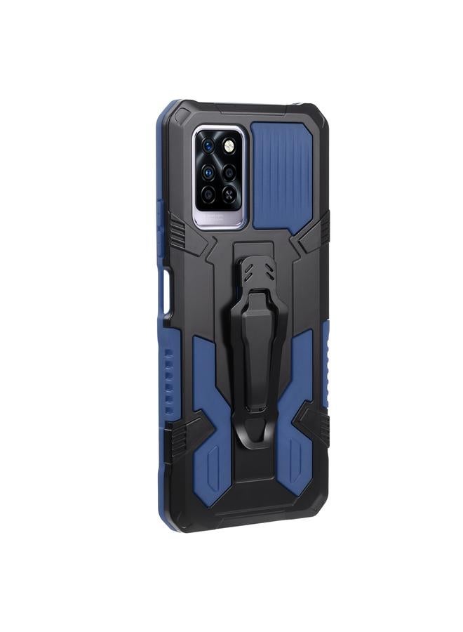 اس-توب جراب لهاتف Infinix Note 10 Pro Armor Warrior مقاوم للصدمات مصنوع من مادة البولي يوريثين الحراري + جراب هاتف مزود بحبل من مادة TPU - Image 2