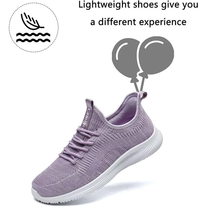 Lamincoa Womens Walking Shoes Slip On Lightweight Athletic Comfort Casual Memory Foam Tennis Sneakers for Gym Running Work - Image 3