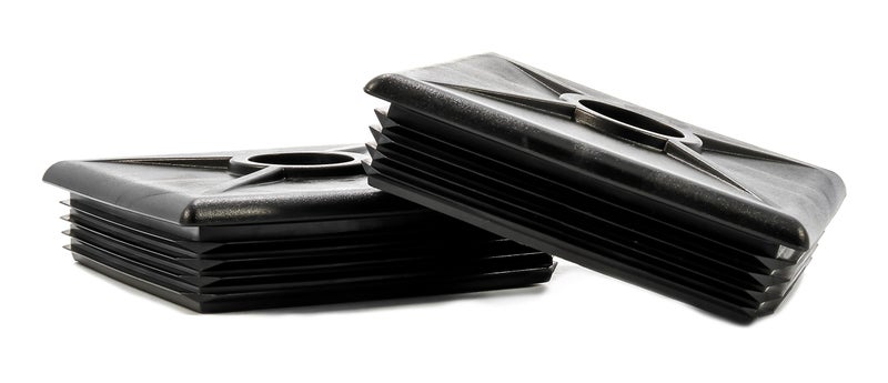 Camco 4-Inch RV Bumper Caps | Easy Removal | Durable Construction | Black, 2-pack (40303) - Image 2