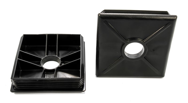 Camco 4-Inch RV Bumper Caps | Easy Removal | Durable Construction | Black, 2-pack (40303) - Image 3