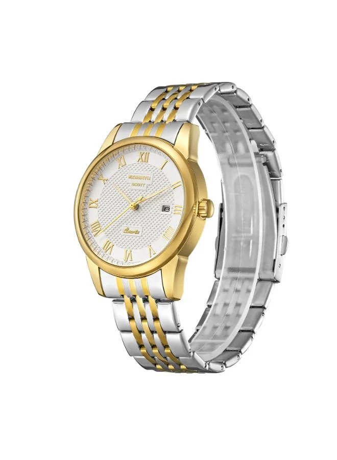 KENNETH SCOTT Men's Stainless Steel Analog Watch K23030-TBTW - 40x49 mm