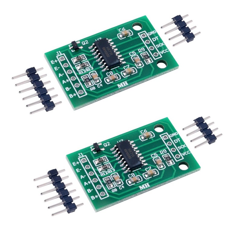DIYmall 2pcs Hx711 Weight Weighing Load Cell Conversion Module Sensors Ad Module for Arduino Microcontroller - Image 1