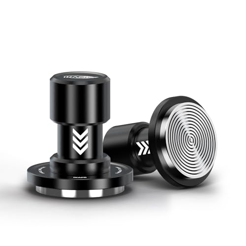 IKAPE 533MM V6 Impact Espresso Tamper with Sound Feedback 15lb30lb Interchangeable Springs Espresso LowProfile Tamper with Triplespring System Fits 54mm portafilters - Image 1