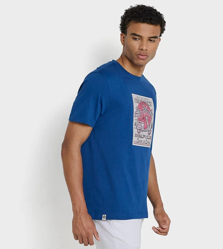 Ben Sherman  Ben Sherman Men's Crew Neck Short Sleeve Printed T-Shirt for Men | Best Price UAE