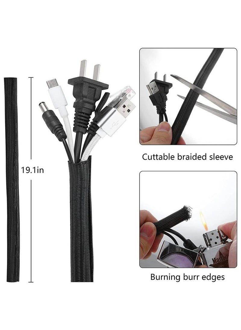 173 Pcs Cable Management Organizer Kit, Adhesive Cable Clips Holder,Cable Ties,Adhesive Wall Cable Tie,Fasten Cable Ties