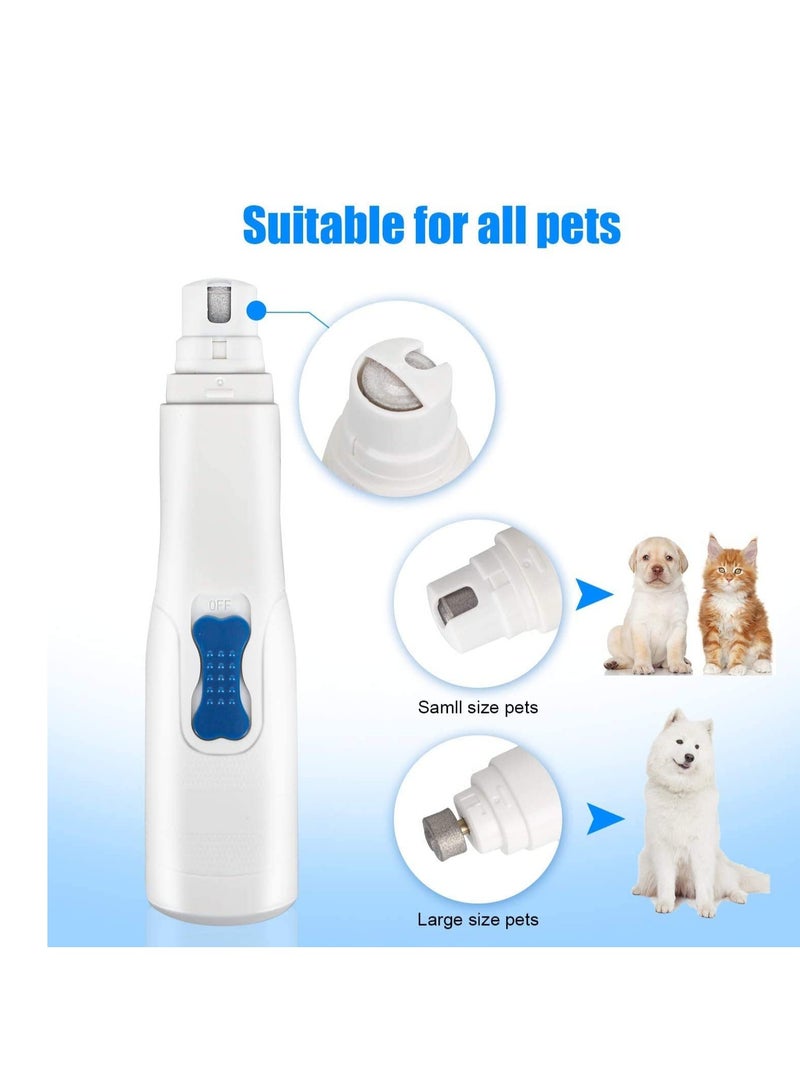 Pet Nail Grinder, Ultra Quiet Professional Trimmer with Adjustable Speed, Long Battery Life, 2 in 1 Design for Small, Medium, and Large Dogs and Cats - Image 3