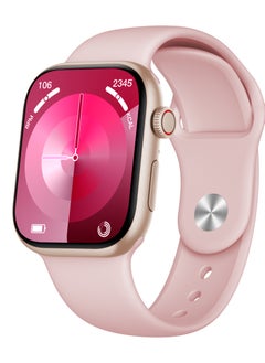 porodo Magnifico 3 Smart Watch 2" HD with Gold Dial & Dual Straps / Calling / 128Mb Flash Memory / Up to 5 Days Working Time / V5.3 Bluetooth / Activity Tracker / Health Monitoring / HD Display / Ultra Slim - Pink Band & Gold Dial  - Image 2