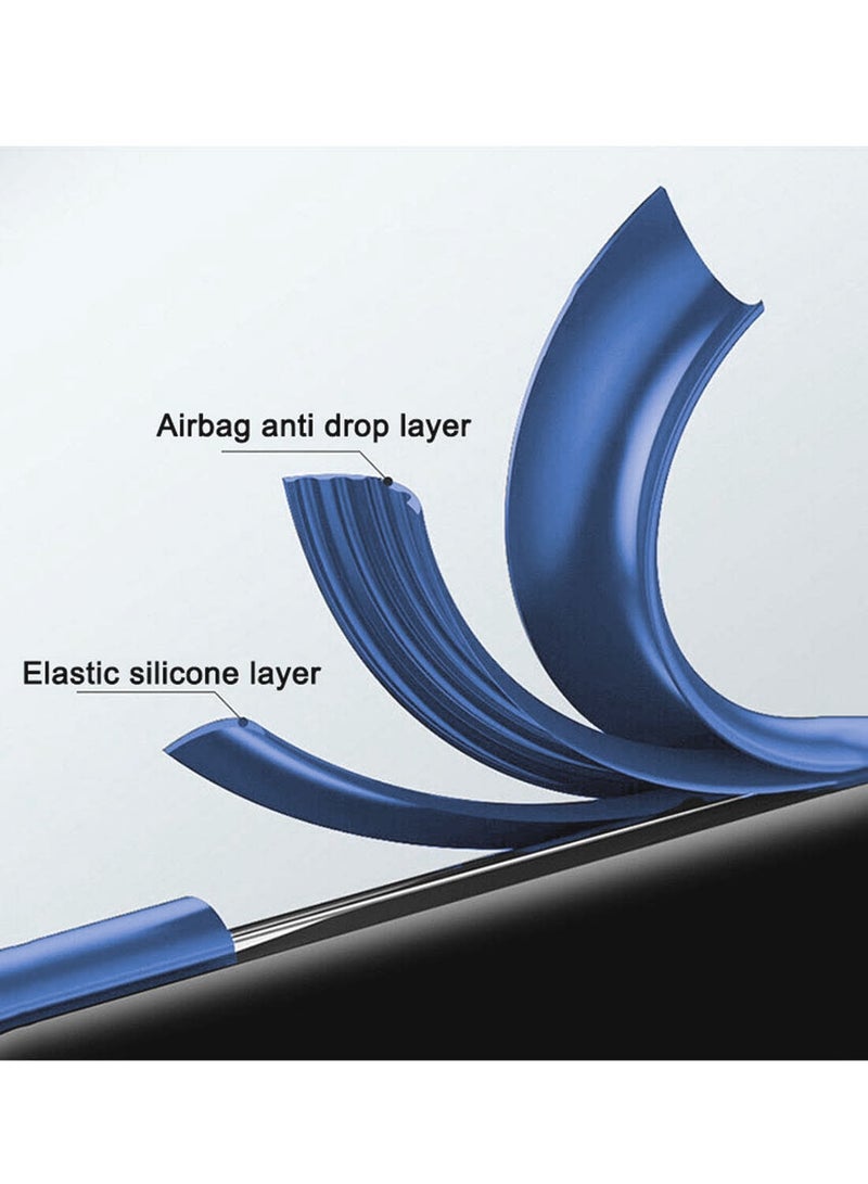 Wtech Xiaomi Redmi 15 5G 2025 Premium PU Leather Shockproof Soft Rubber Case Cover (MCFLSN) - Navy Blue - Image 5