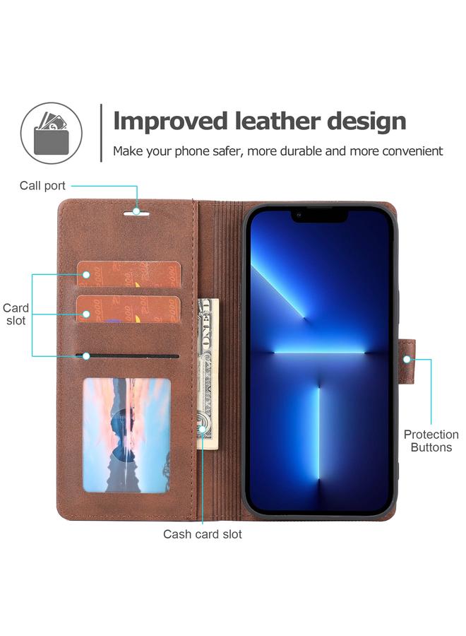 S-TOP Case For iPhone 13 Pro Max Classic Wallet Flip Leather Phone Case - Image 4