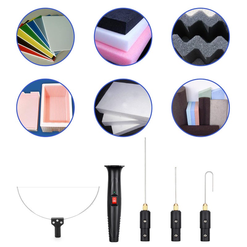 GOCHANGE 4 in 1 Foam Cutter Set With Digital Voltage Controller, GOCHANGE Electric Cutting Machine Pen Tools Kit, 100-240V /18W Styrofoam Cutting Pen with Electronic Voltage Transformer Adaptor - Image 5