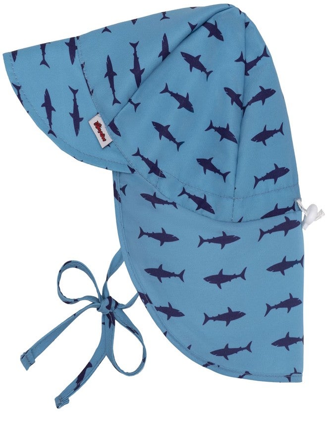 Reyow Baby Sun Hat UPF 50+ Uv Ray Sun Protection Infant Summer Swim Hat with Neck Flap Toddler Hats for Boys Girls Shark - Image 2