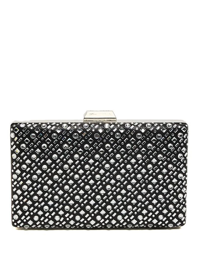 Nine West NINEWEST 6MJOSTONENEW6FX_SIYAH CLUTCH BLACK