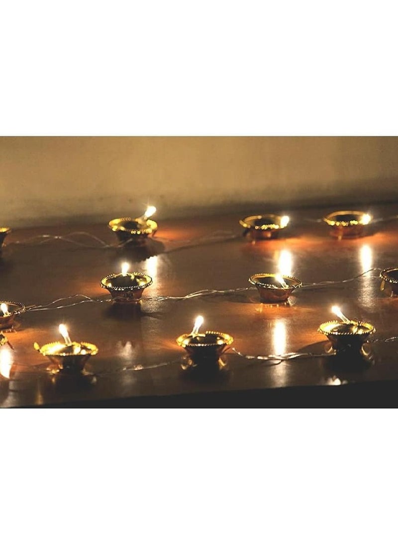 Generic LED Diya Set of 20 Pieces for Diwali and  Festivals  - Image 3