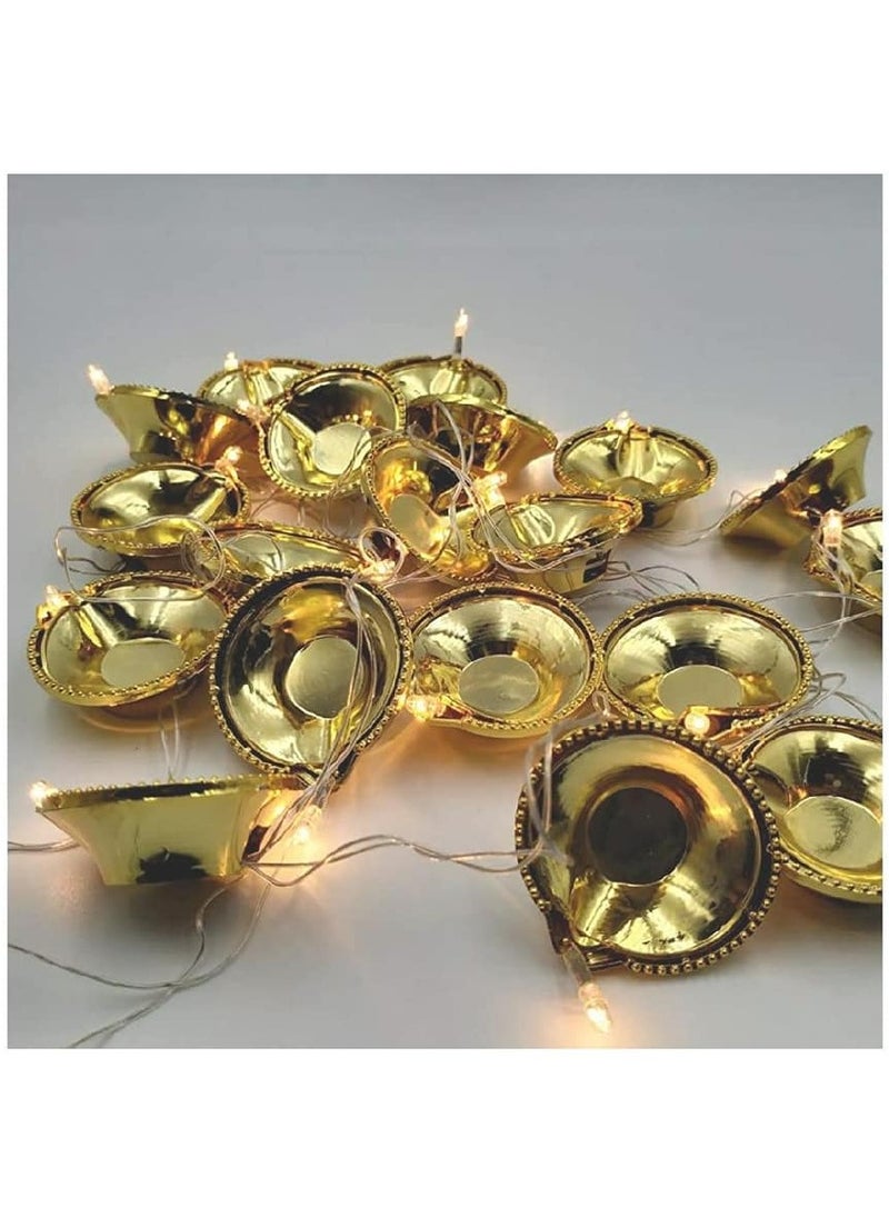 Generic LED Diya Set of 20 Pieces for Diwali and  Festivals  - Image 2