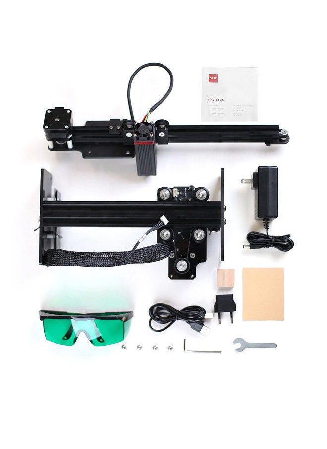 NEJE 3 2500mW 450nm Laser Engraving Machine Laser Engraver Printer Portable Carver DIY Laser Working Area 170x170mm Compatible with GRBL Software