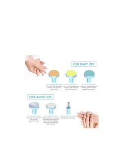 TechFort Electric Nail File Trimmer, Vibration Motor With Different Grinding And Polishing Heads For Newborn- 7 pieces  - Image 2