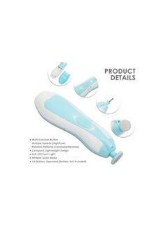 TechFort Electric Nail File Trimmer, Vibration Motor With Different Grinding And Polishing Heads For Newborn- 7 pieces  - Image 3