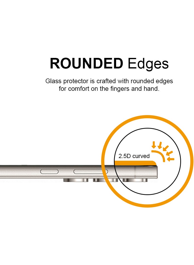 Case Up Screen Protector For Samsung Galaxy S24 Ultra 9H Hardness Tempered Glass Film, Bubble Free Easy Installation, Full Coverage, Anti Scratch And Touch Sensitive - Image 3