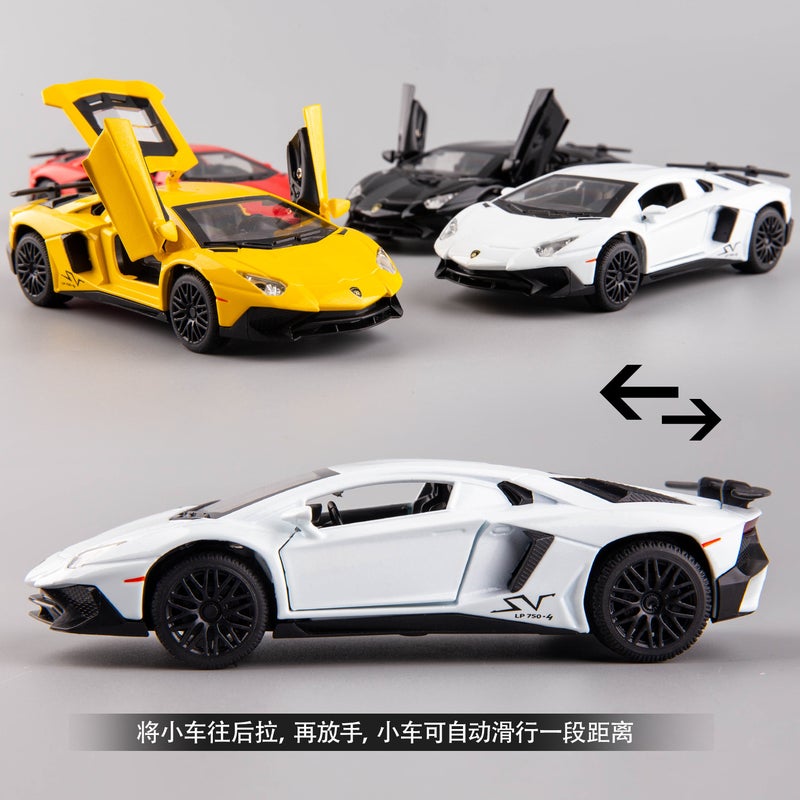 (Boxed) 1:32 Car Model Kidsren'S Alloy Model Boy Car Artificial Toy Car - Image 4