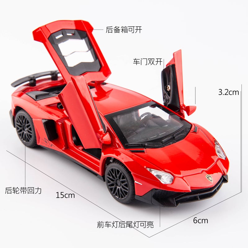 (Boxed) 1:32 Car Model Kidsren'S Alloy Model Boy Car Artificial Toy Car - Image 5